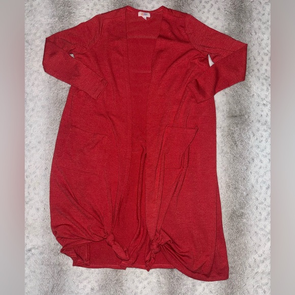 LuLaRoe Sweaters - LuLaRoe Vibrant Red Cardigan